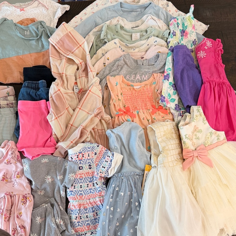 18 month baby girl bundle (25 piece)